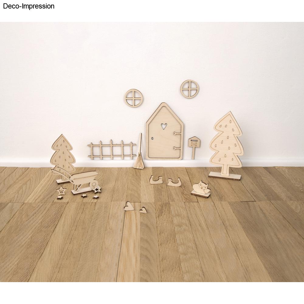 Kit Porte en bois Lutin Tomte