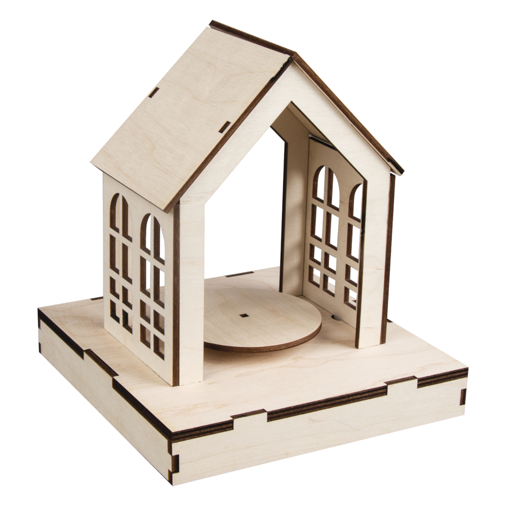 Kit en bois Maison avec plaque tournante