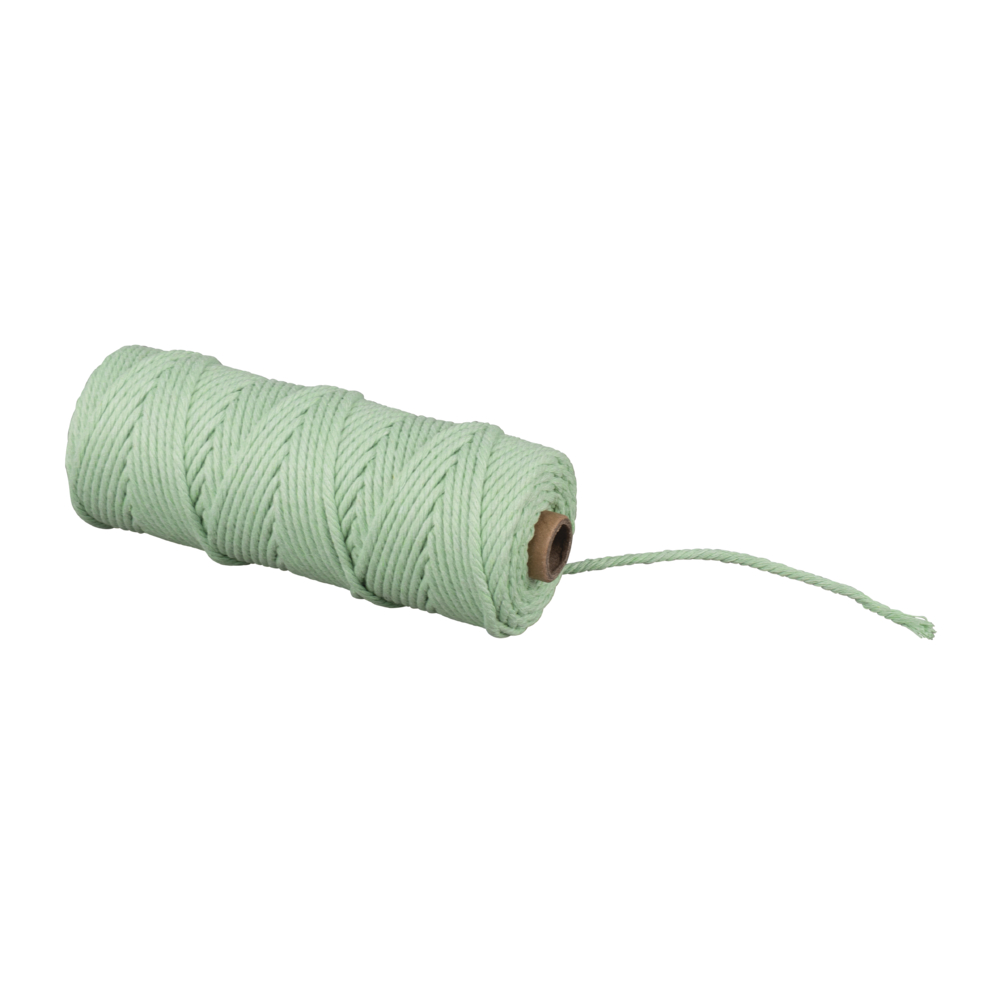 Fil macramé 3 mm Vert menthe