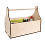 Basic Kit de bricolage 900 Pièces - 25 x 12 x 20 cm - Avec boîte à anses en bois - 1 boîte