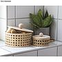 Plaques en bois 11,5-12,5 cm ø