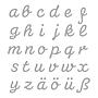 Gabarits à découper Alphabet minuscule