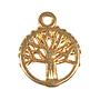 Mini-pendentif Arbre de vie Or