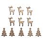 Miniatures Sapins et cerfs